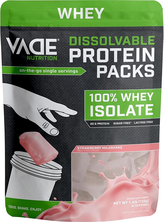 VADE Nutrition Dissolvable Protein Packs 30 Servings