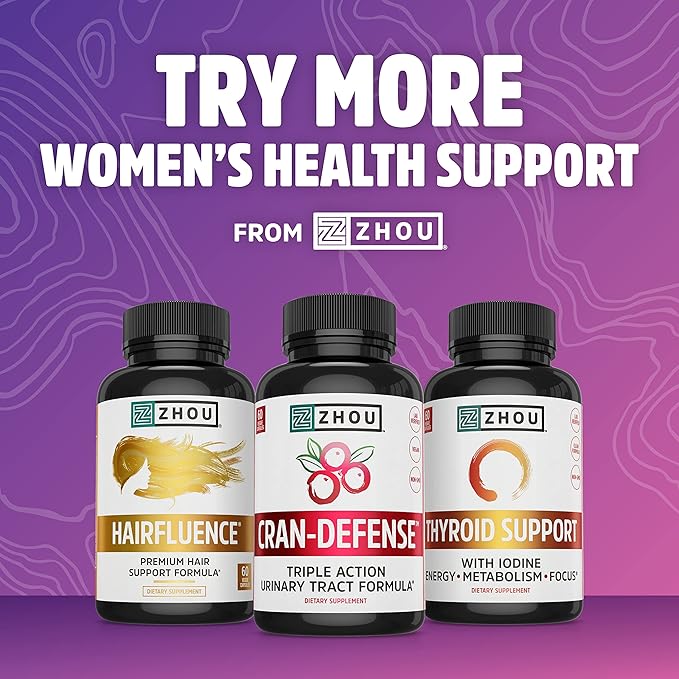 Zhou Nutrition Evening Primrose Oil Capsules, 1300mg 10% 10% GLA, 90 Servings, 3 Month