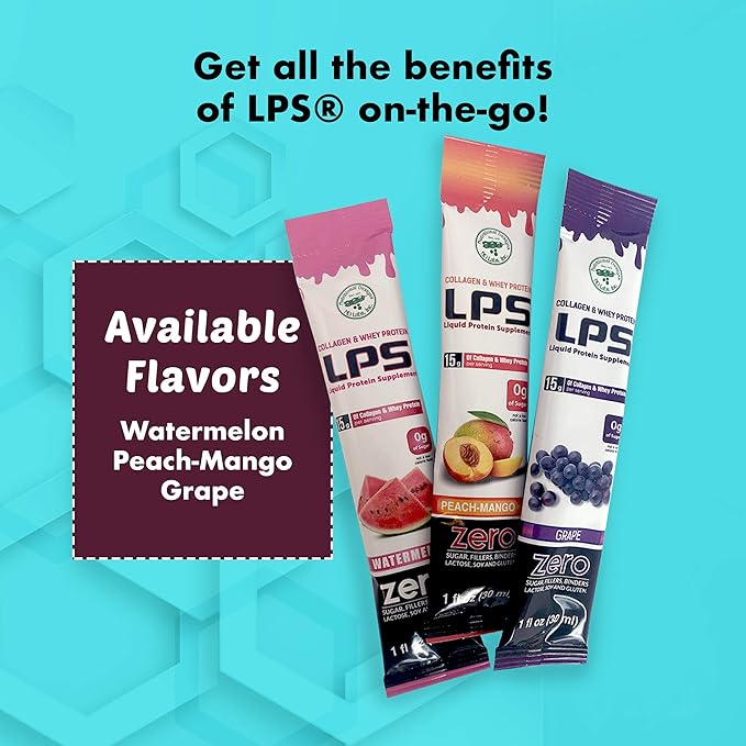 Sugar-Free Liquid Collagen & Whey Protein Supplement