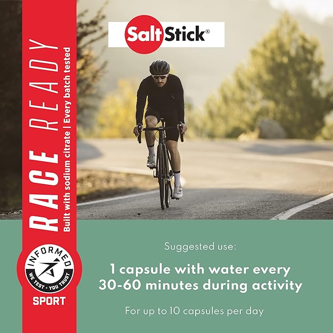 SaltStick Electrolytes with Caffeine D3 - 100 Count