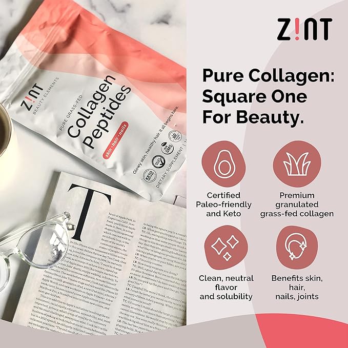 Zint Collagen Peptides Protein Powder 10 oz