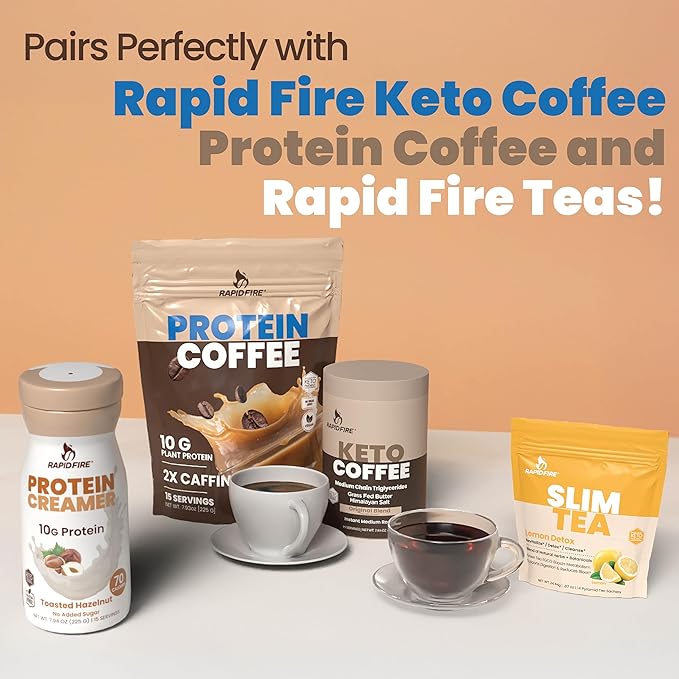 Protein Creamer, Original Blend, Keto Friendly, 10g of Protein with Vitamins and Minerals, 15 Servings, May Boost Metabolism and Increase Energy, Multi