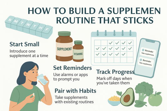 How to Build a Supplement Routine That Sticks