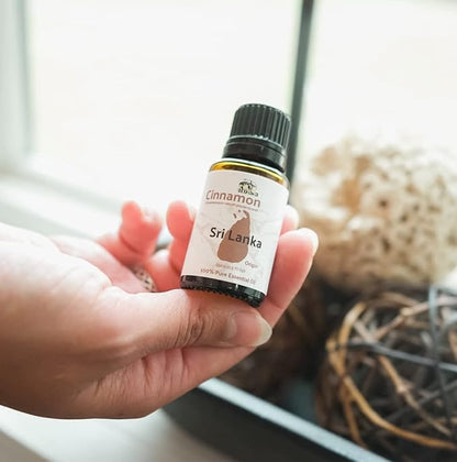 Cinnamon Oil - Direct from Farm in Sri Lanka - Bulk Essential Oils - for Diffuser-Aromatherapy Scented Oils (25LBS)
