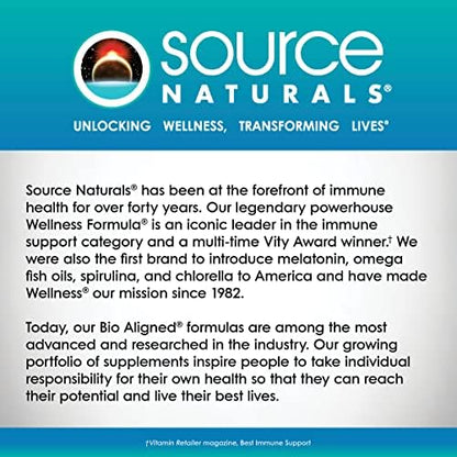 Source Naturals Wellness Formula Bio-Aligned Vitamins 90 Tablets
