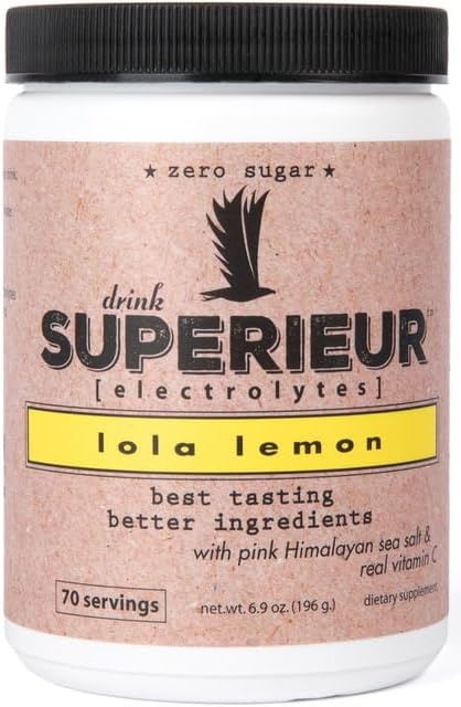 Superieur Electrolytes – Plant Based Electrolyte (70 Servings)