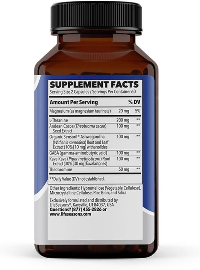 Anxie-T - Stress Relief Supplement - 120 Capsules