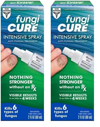 FUNGICURE Intensive Spray, Antifungal Treatment, Kills 6 Types 2 Fl 2)