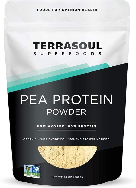Terrasoul Superfoods Organic Pea Protein, 1.5 Lbs