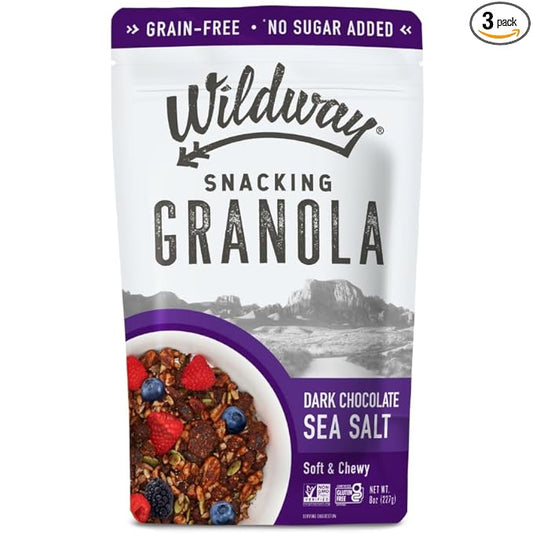 Wildway Keto Granola 8oz, 3 3 Pack