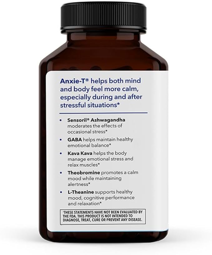 Anxie-T - Stress Relief Supplement - 120 Capsules