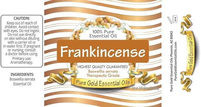 Pure Gold Essential Oils 0.33 Fluid