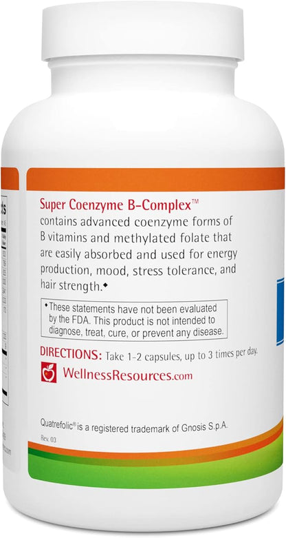 Wellness Resources Super Coenzyme B Complex (90 Capsules)