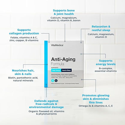 VitaMedica Anti-Aging Formula 4-in-1 Health and 30 AM