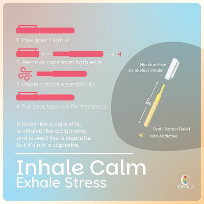 Natural Nicotine-Free & Tobacco-Free Smoking Alternative (6-Piece)