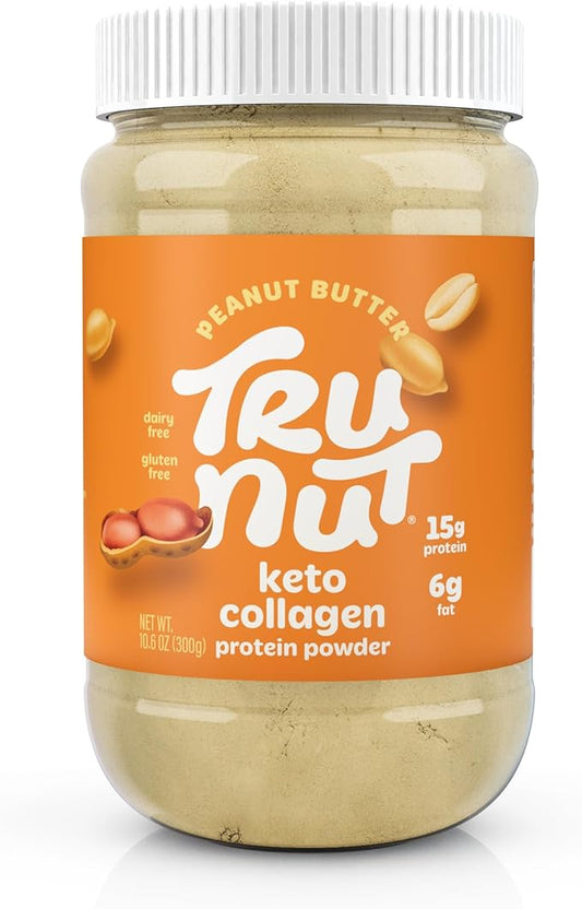 Tru-Nut Keto Collagen Protein Powder (Peanut 10.6 oz)