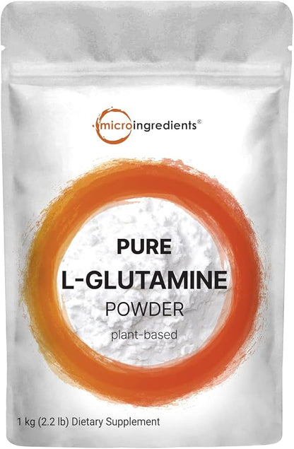 L Glutamine Powder Gut Health, 1Kg, 100% Pure,