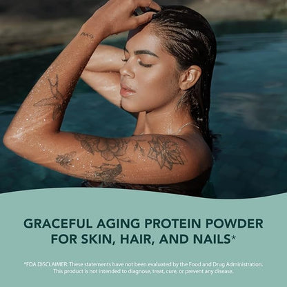 AMANDEAN Premium Anti-Aging Marine Collagen Peptides 500g Wild-Caught 1 & 3 Collagen 18 Amino