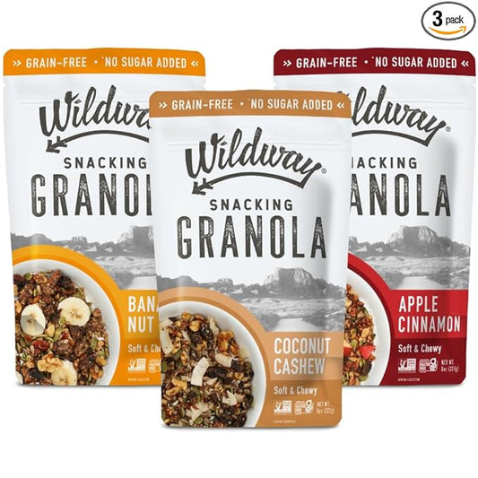 Wildway Keto Granola 8 oz, 3 Pack