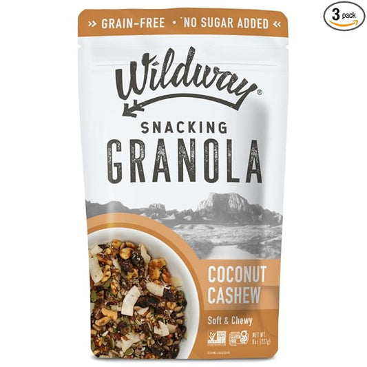 Wildway Keto Granola 8 oz, 3 Pack