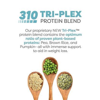 310 Nutrition All-In-One Meal Replacement Shake - Fiber-Rich Vegan Superfood Blend with Natural Sweeteners - Low Carb, Keto & Paleo Friendly, Gluten-Free, 26 Essential Vitamins & Minerals, Tropical Coconut, 28 Servings