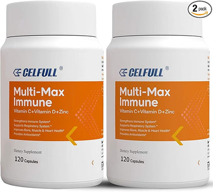 Multi-Max Immune Support Supplement 4 Month 120 Capsules 2 Pack