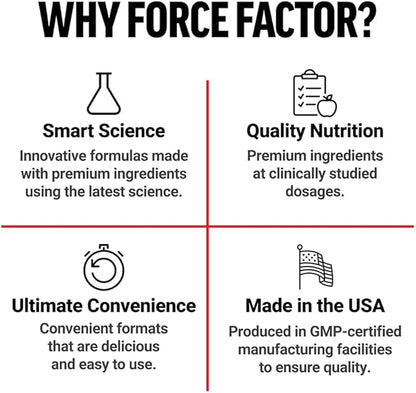 Force Factor Smarter Greens Superfoods Powder to Support Digestion, Gut Health, Bloating, Greens Powder with Probiotics, Prebiotics, Digestive Enzymes, & Adaptogens, Pomegranate Berry, 30 Servings