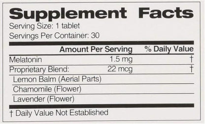 MidNite Sleep Aid for Occasional Sleeplessness, 30 Chewable 2)