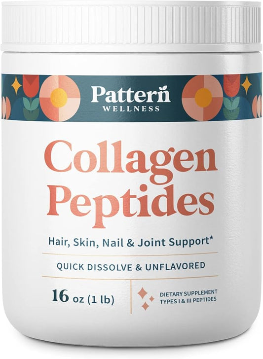 Pattern Wellness Collagen Peptides Powder (Type (16 Oz)