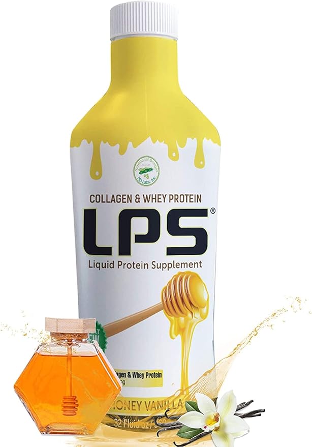 Sugar-Free Liquid Collagen & Whey Protein Supplement