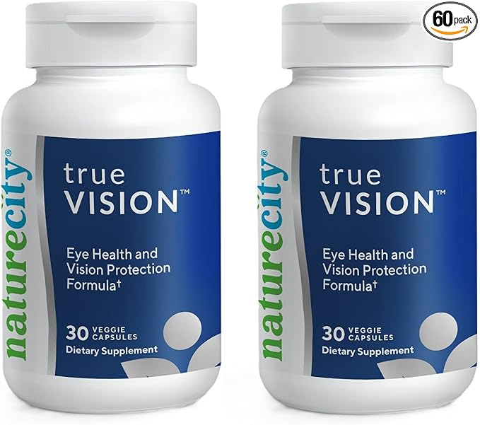 True-Vision Eye Health Supplement 20mg - (60 Veggie