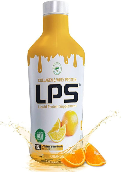 Sugar-Free Liquid Collagen & Whey Protein Supplement
