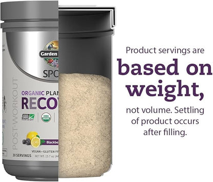 Garden of Life Sport Vegan Organic 30 Servings, 100mg Magnesium, 15.7 Oz