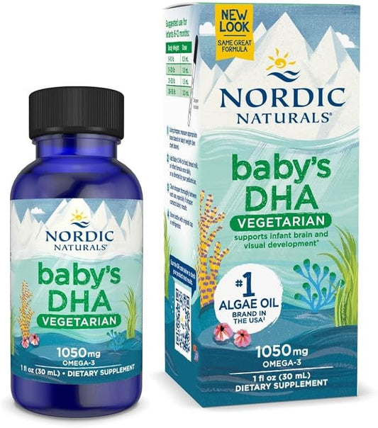 Nordic Naturals Baby’s DHA Vegetarian, Unflavored 1050 mg Omega-3-1 oz 15 Servings