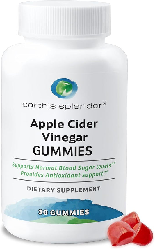 Earth's Splendor Apple Cider Vinegar Gummies 30 Count