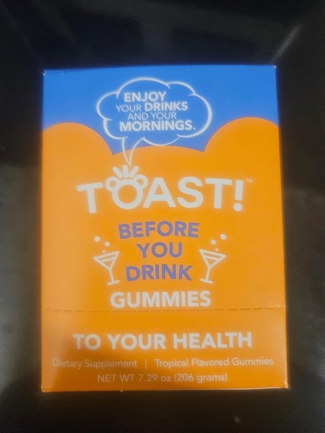 Before You Drink Gummies - Liver Support Supplement - Detox & Relief - L-Cysteine, Milk Thistle, Ginseng - Gift Bags, Kits, Party Favors - Essentials for Weddings, Cruises, Travel - 10 Packs