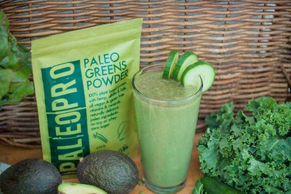 PaleoPro Paleo Greens Powder, Plant-Based Vegan B12, Keto 9.4oz
