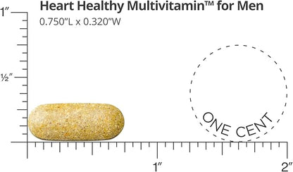Dr. Sinatra Heart Healthy Multivitamin 1000 IU, B12, C, 90 Tablets (30-Day Supply)