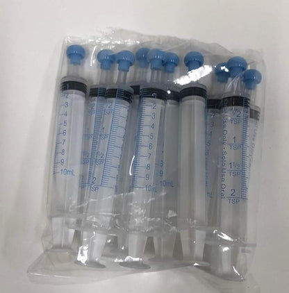 Easy Glide 10ml 10cc Oral Syringe, 100 Count