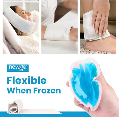 NEWGO Small Ice Packs for Injuries, 6 Pack
