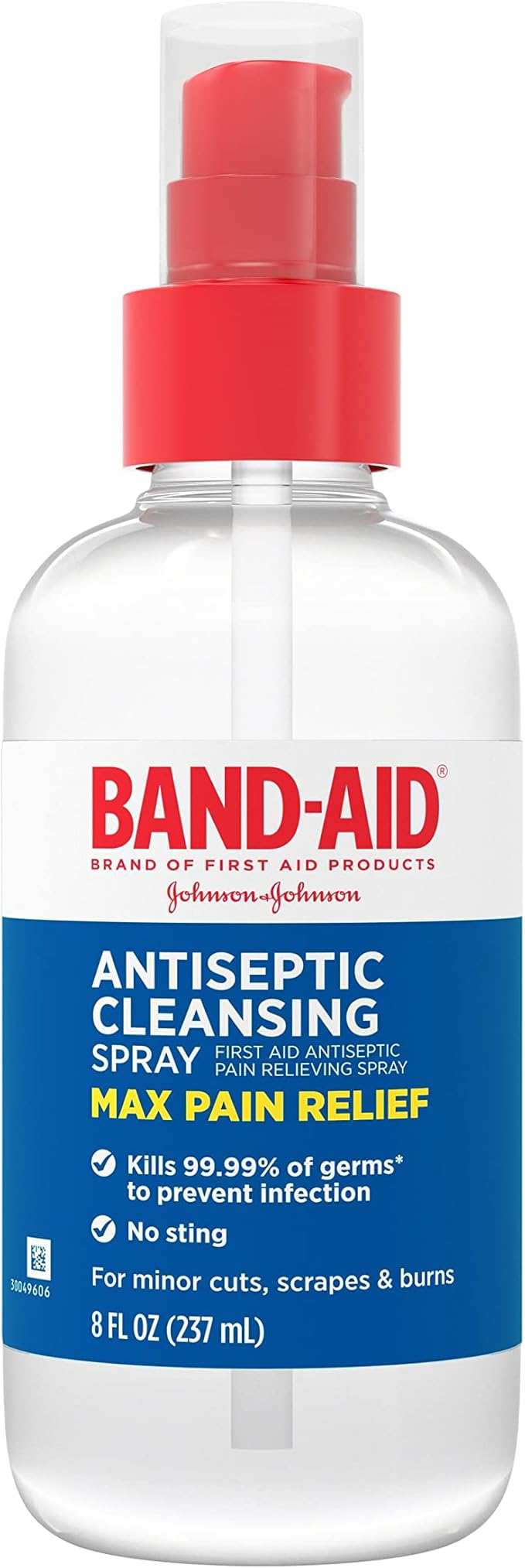 Band-Aid Brand Pain Relieving Antiseptic Cleansing 8 fl.