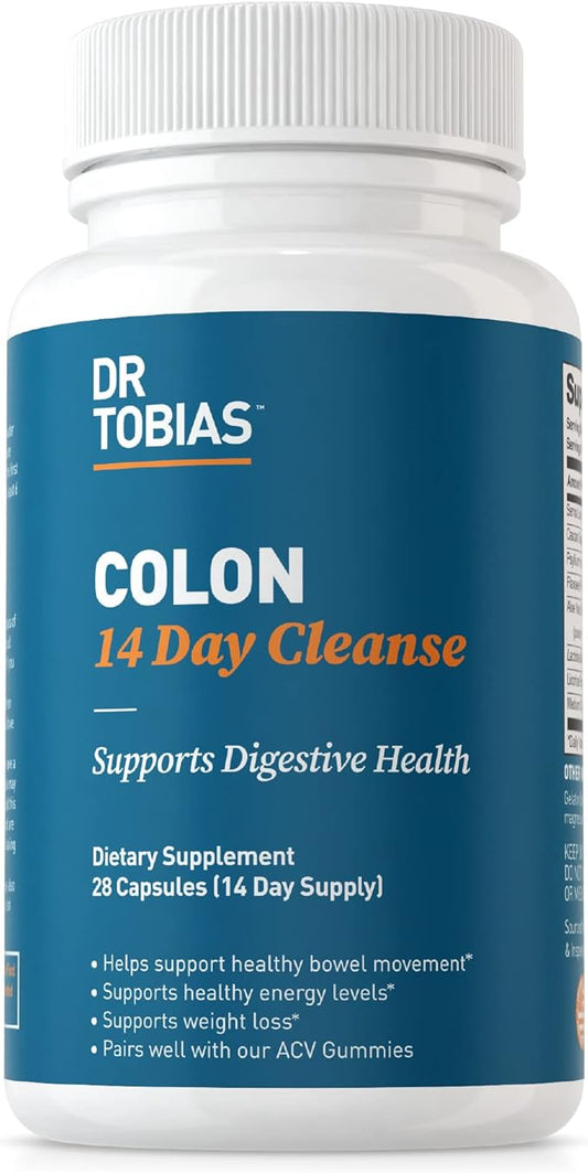 Dr. Tobias Colon 14 Day Cleanse, 28 Capsules 1-2 Daily
