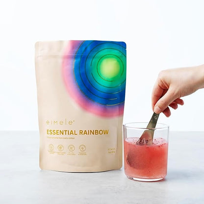 | Essential Rainbow | Superfood Powder for Gut Health, Energy & Immunity Support | 77 Nutrients | Digestive Enzymes, Prebiotics, Probiotics, Antioxidants & Fiber | Non GMO | 30 Serves (360g)