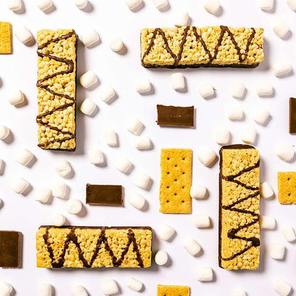 WonderSlim Protein & Fiber Bar, Fluffy S'more Crisp, Gluten Free, Keto Friendly & Low Carb (7ct)