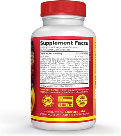 Vegetarian Balance of Superfoods Reds Fruits 90 Fruits, 90 Veggies