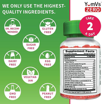 YUM-V'S YumVs Multivitamin Gummies 60 Count