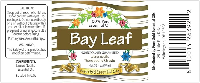 Pure Gold Essential Oils 0.33 Fluid