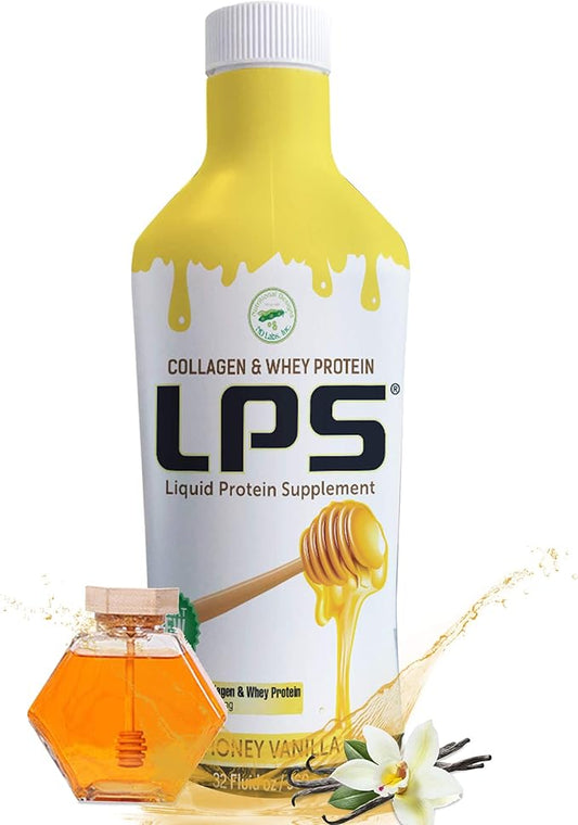 Sugar-Free Liquid Collagen & Whey Protein Supplement