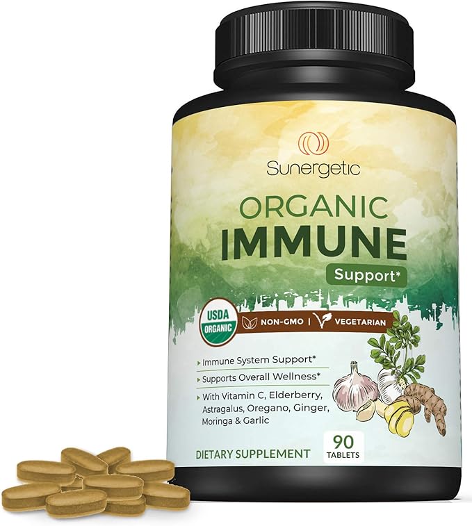 USDA Organic Immune Support Supplement – 90 Immune