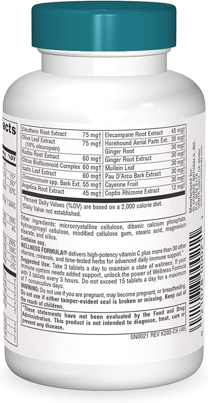 Source Naturals Wellness Formula Bio-Aligned Vitamins 45 Tablets